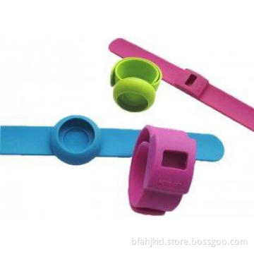 100% SGS / Rohs Silicone Compound Rubber Watch Straps / Sla